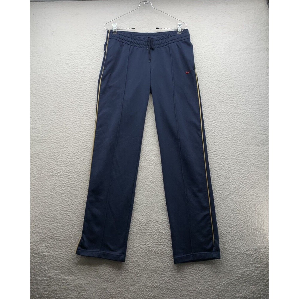 Team Nike USA Soccer Joggers Mens Small S Striped Patch Swoosh Blue Footy Sports